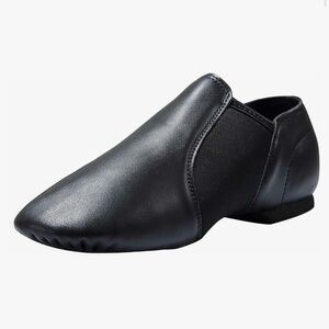 DYNADANS Leather Upper Slip-on Jazz Dance Shoes Unisex